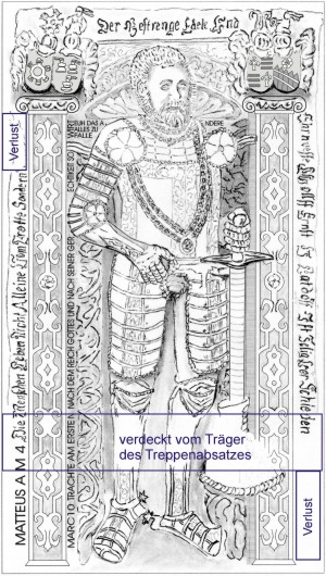 Grabstein Wollf Ernst von Lattorf